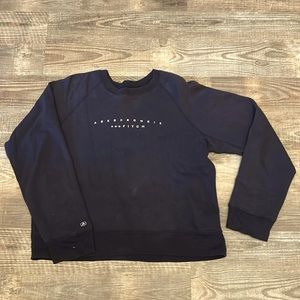 Abercrombie and Fitch gym issue crop sweat shirt